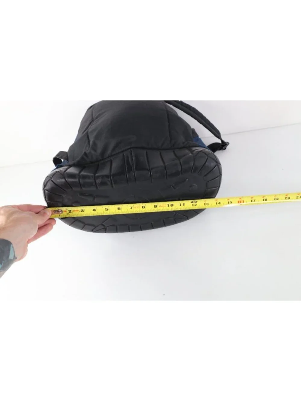 Vintage 90s JanSport Distressed Spell Out Rubber Tire Bottom Backpack Book Bag